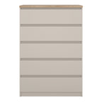 Naia Chest of 5 drawers in Cashmere Jackson Hickory