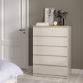Naia Chest of 5 drawers in Cashmere Jackson Hickory