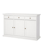 Primrose Sideboard with 3 doors and 3 drawers in White