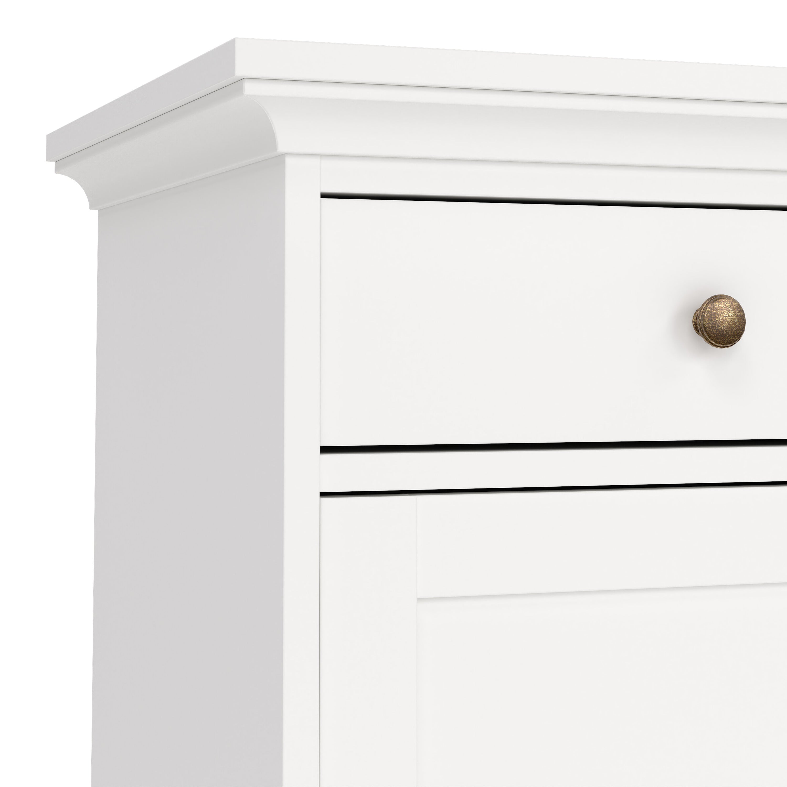 Primrose Sideboard with 3 doors and 3 drawers in White