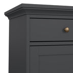 Primrose Sideboard with 3 doors and 3 drawers in Matt Grey