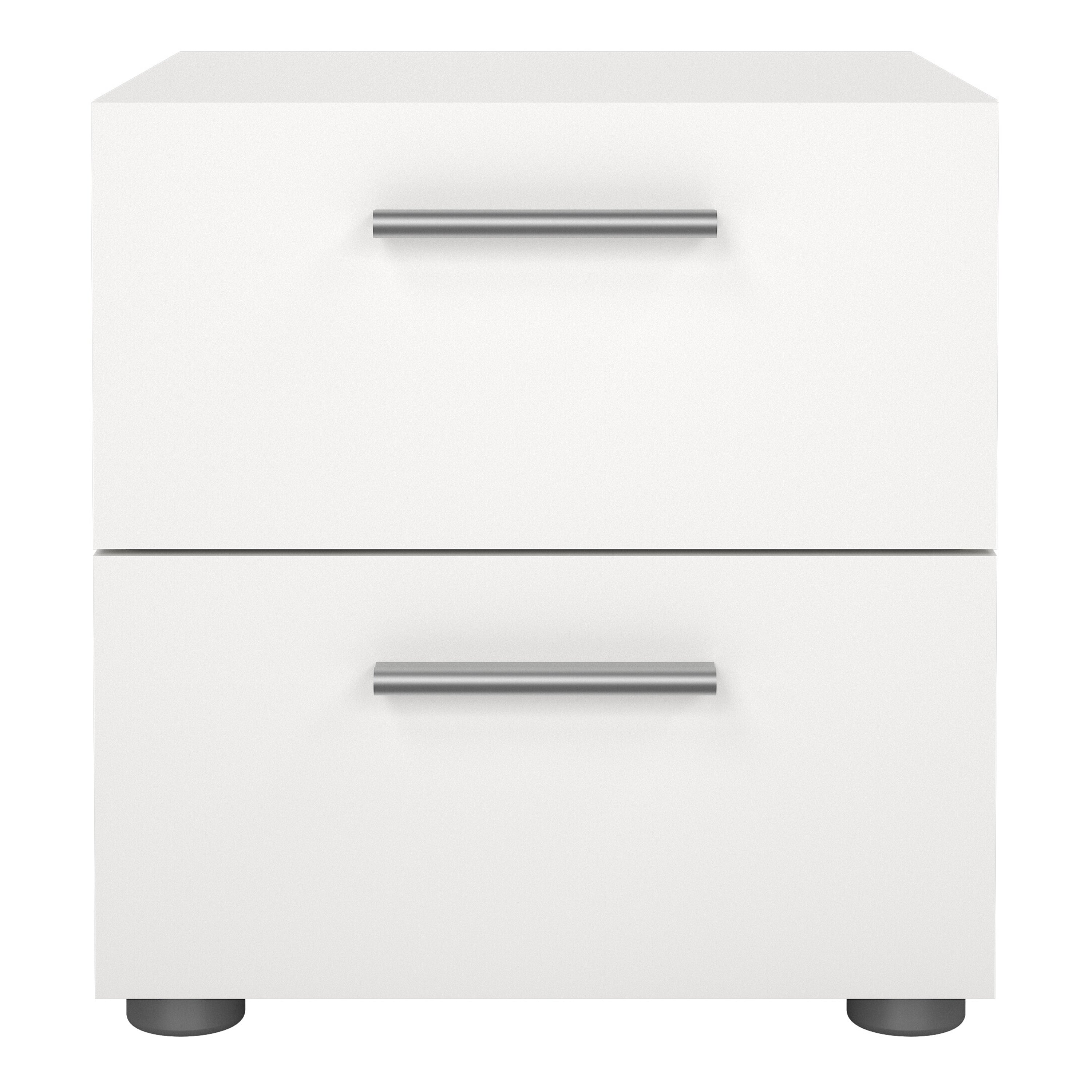 Pippa Bedside 2 Drawers in White