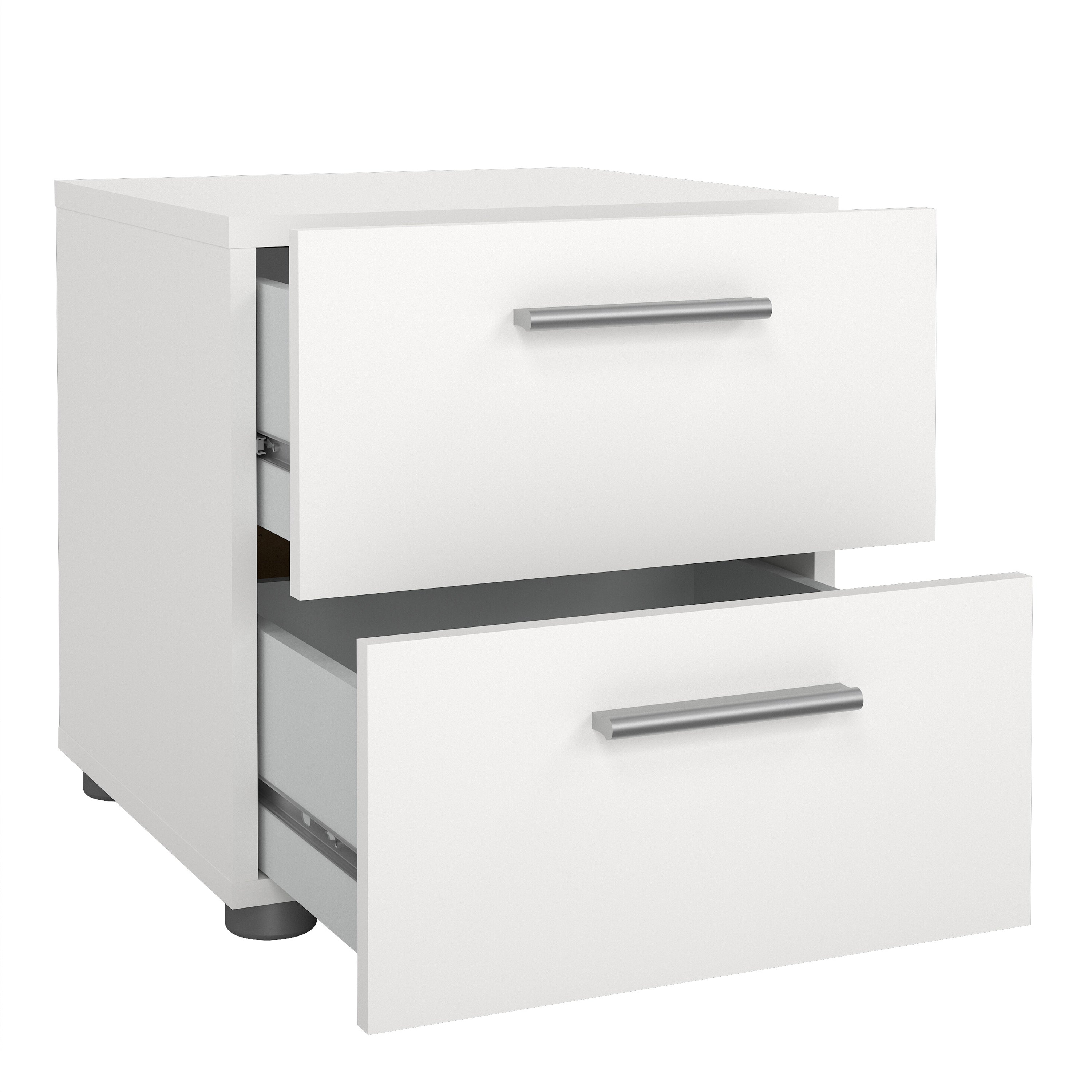 Pippa Bedside 2 Drawers in White