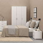 Pippa Bedside 2 Drawers in White