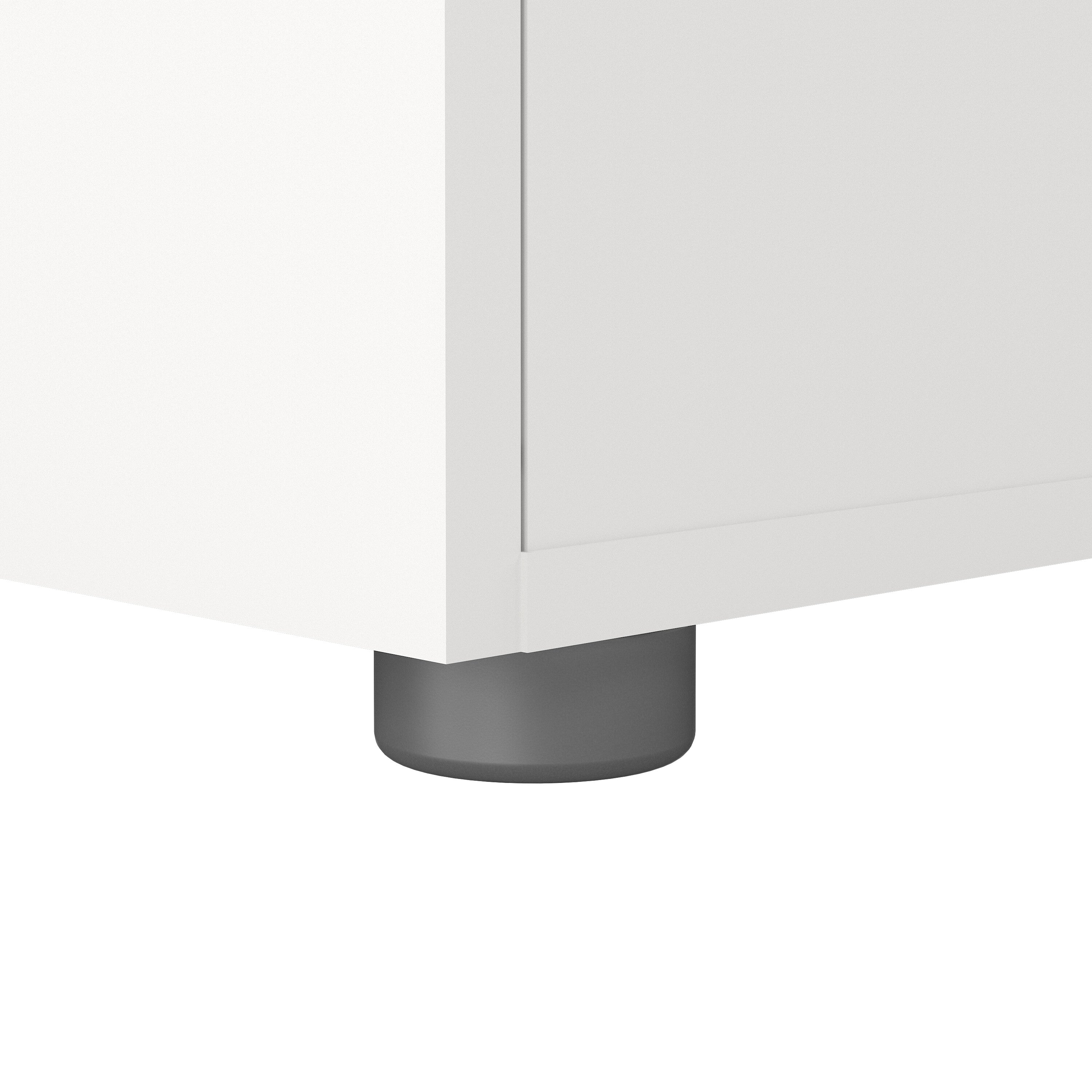 Pippa Bedside 2 Drawers in White