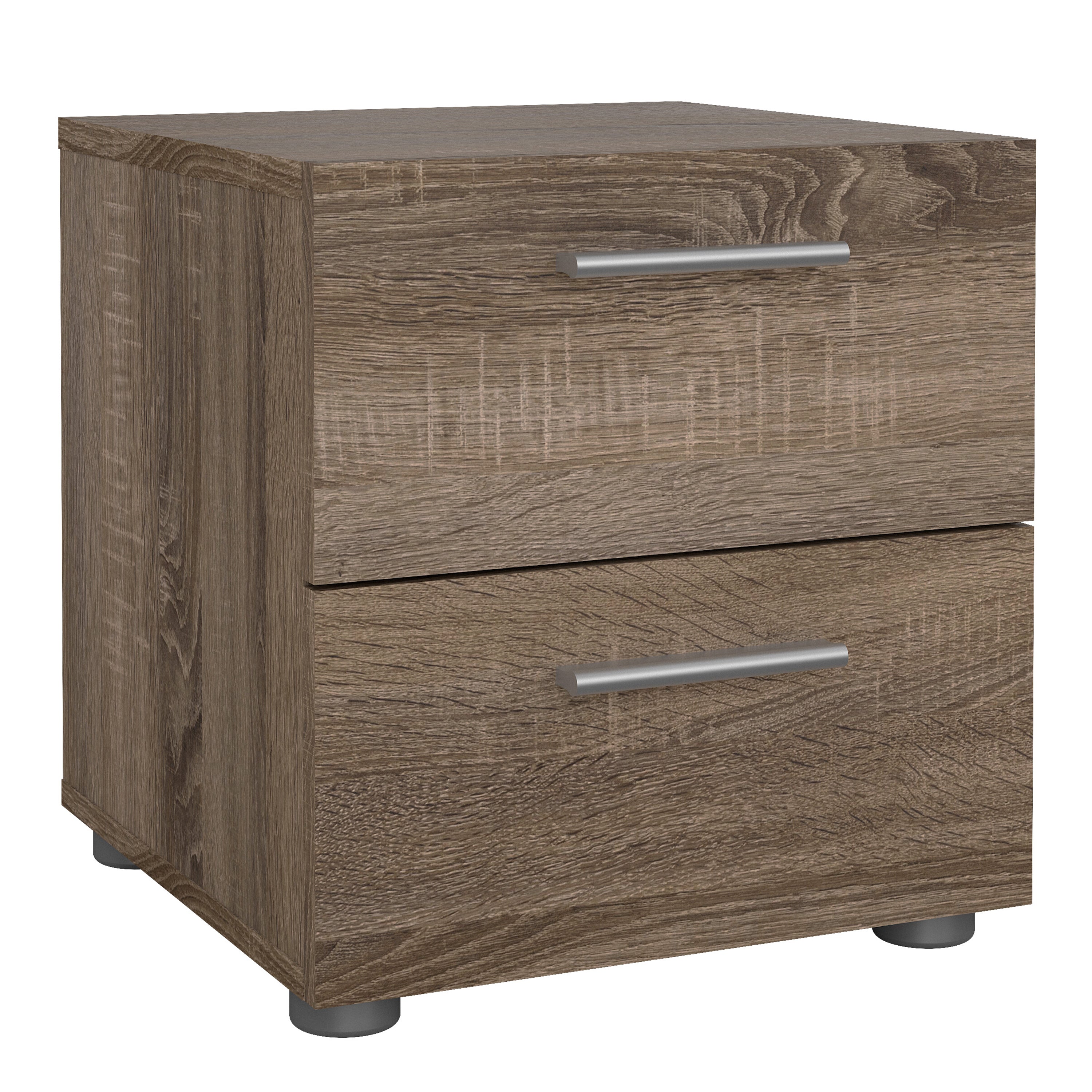 Pippa Bedside 2 Drawers in Truffle Oak