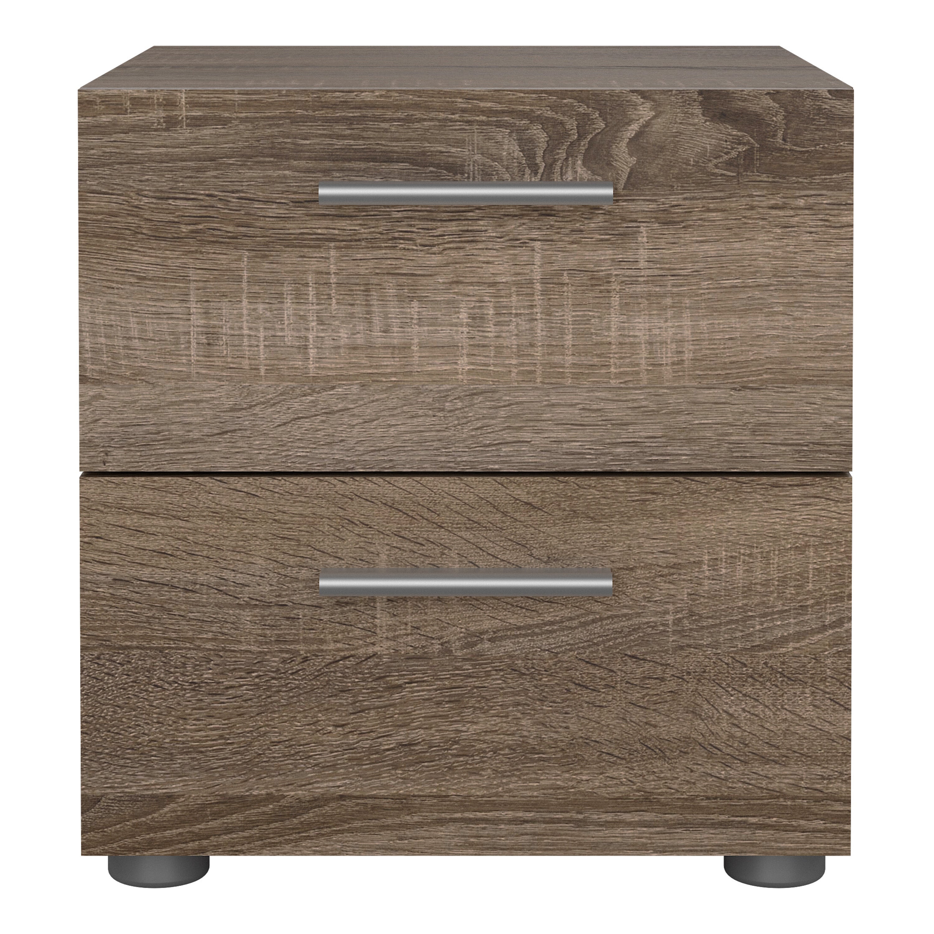 Pippa Bedside 2 Drawers in Truffle Oak