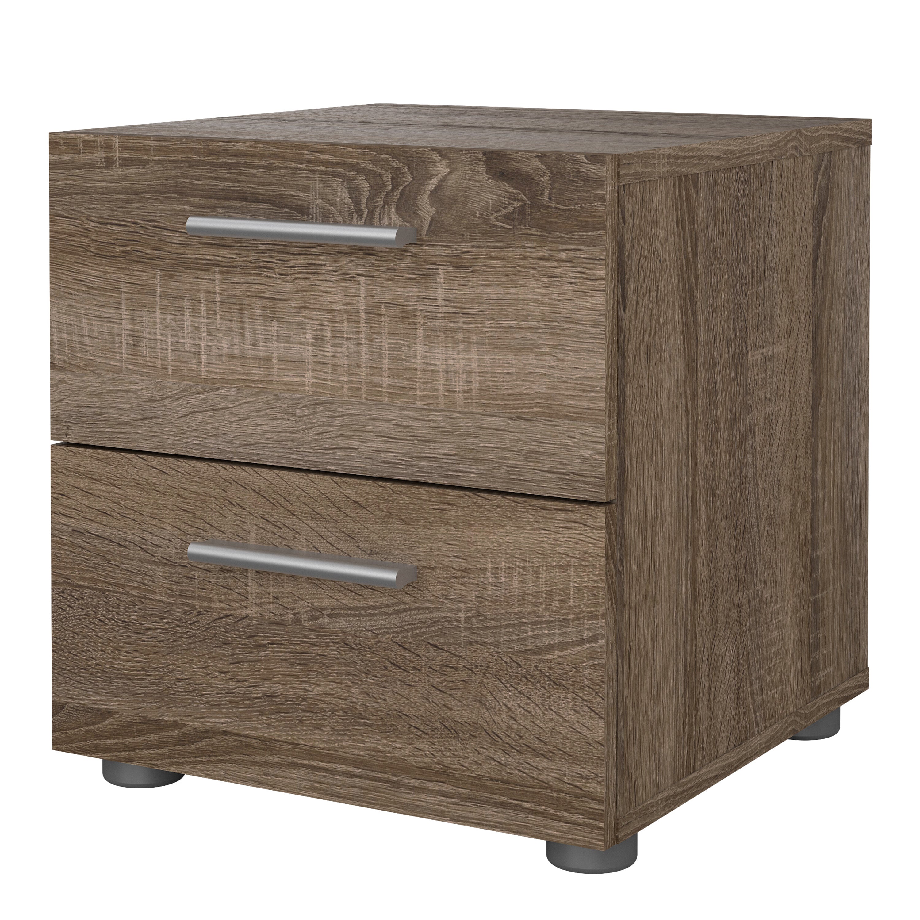 Pippa Bedside 2 Drawers in Truffle Oak