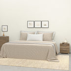 Pippa Bedside 2 Drawers in Truffle Oak