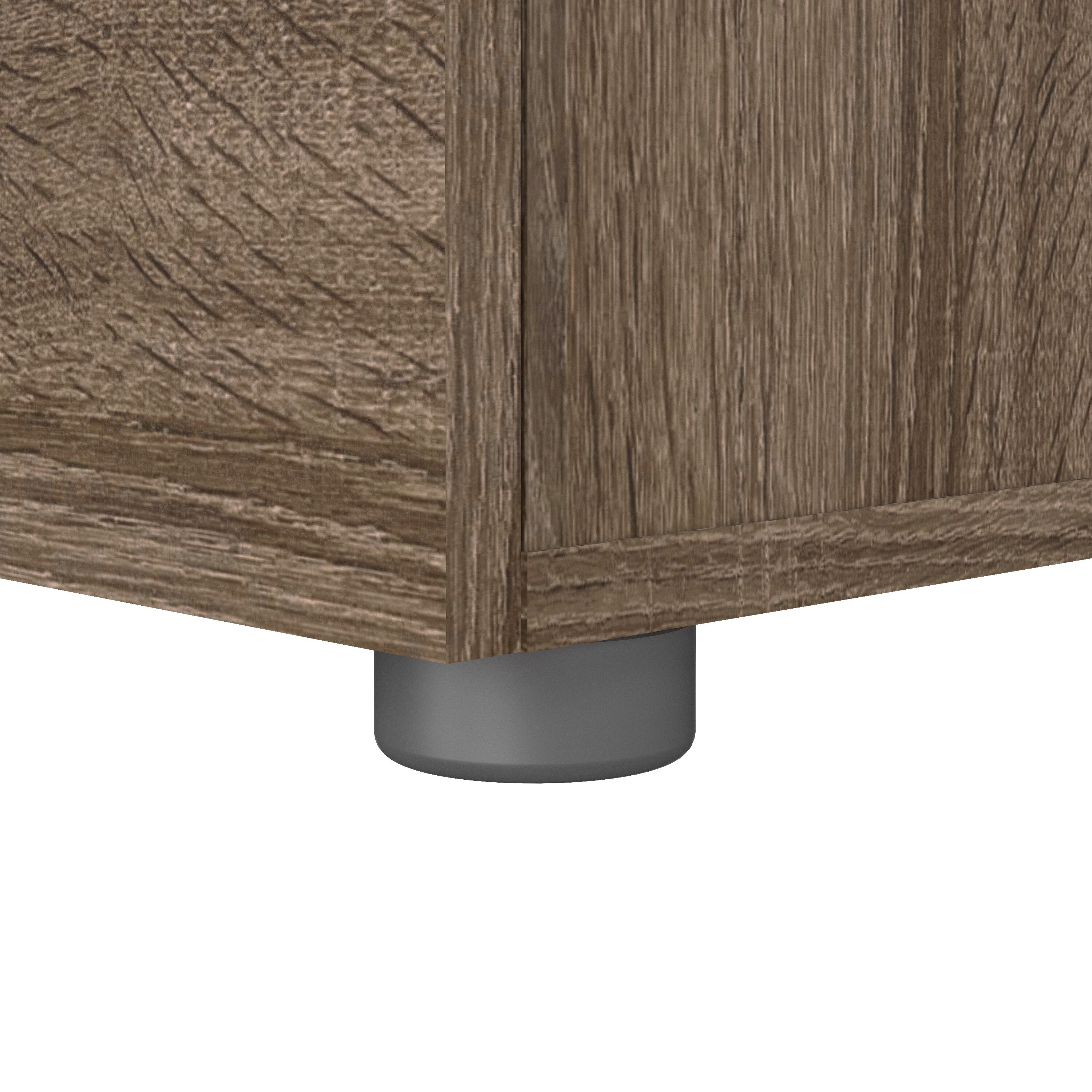 Pippa Bedside 2 Drawers in Truffle Oak