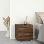 Pippa Bedside 2 Drawers in Walnut
