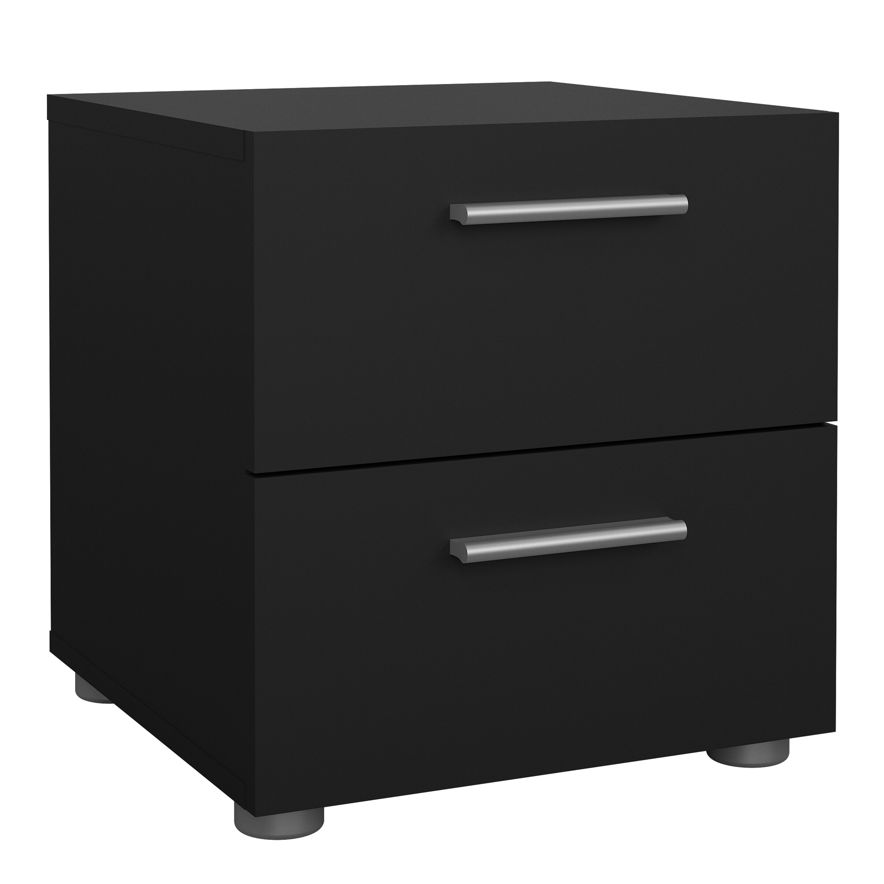 Pippa Bedside 2 Drawers in Black