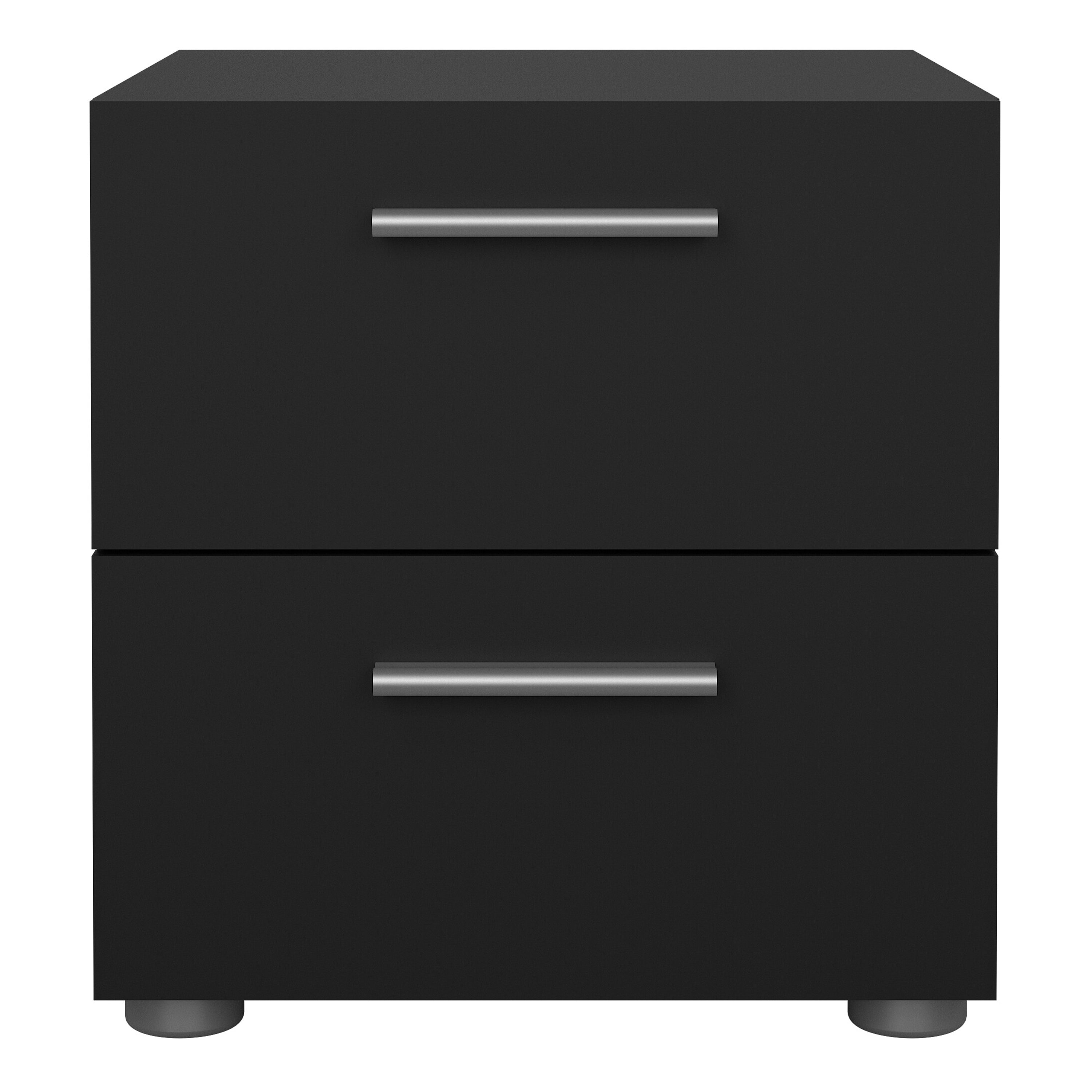 Pippa Bedside 2 Drawers in Black