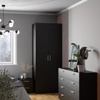 Pippa Bedside 2 Drawers in Black