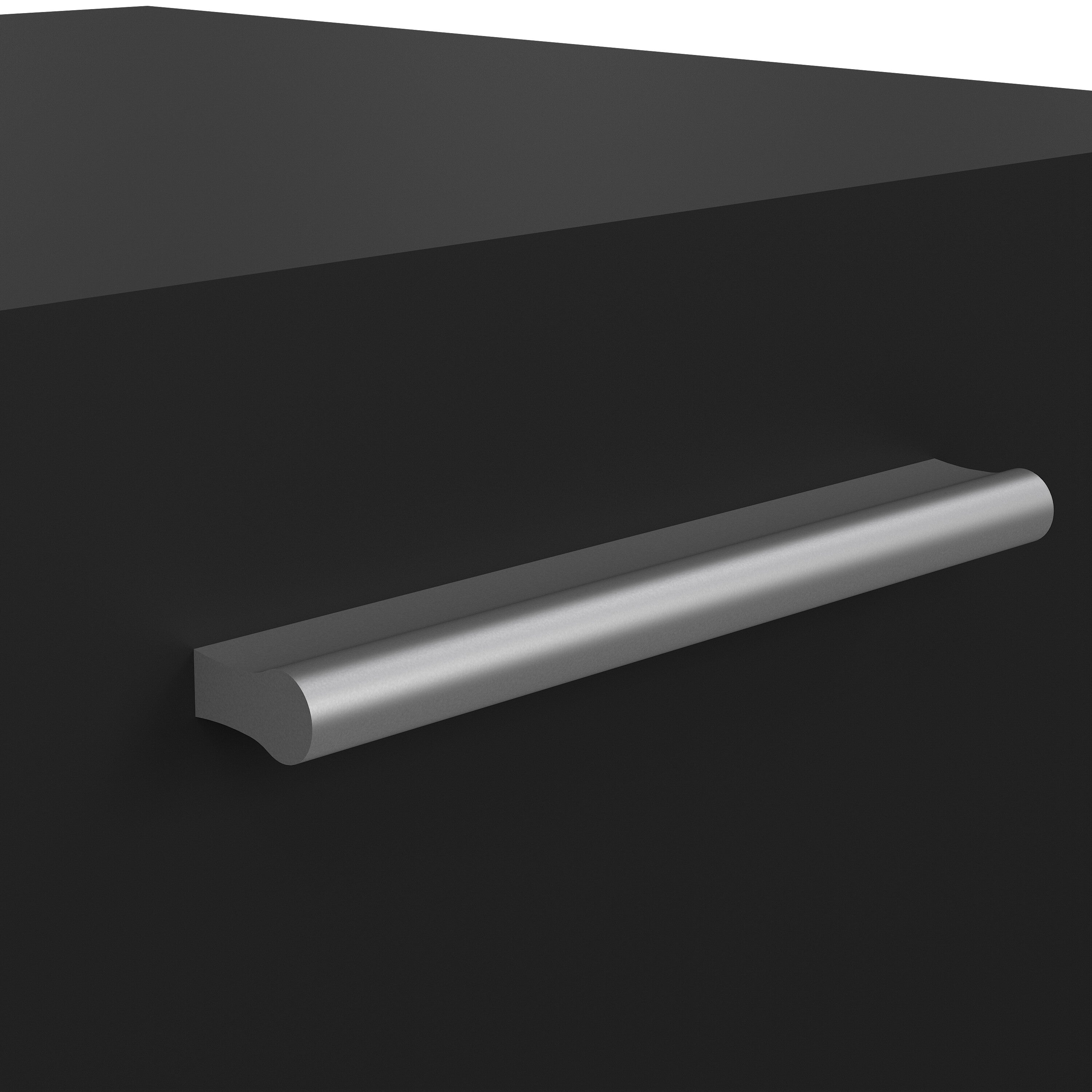 Pippa Bedside 2 Drawers in Black
