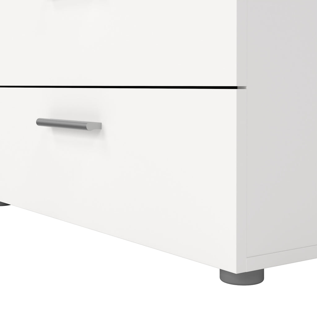 Pippa 8 Drawer chest (4+4) in White