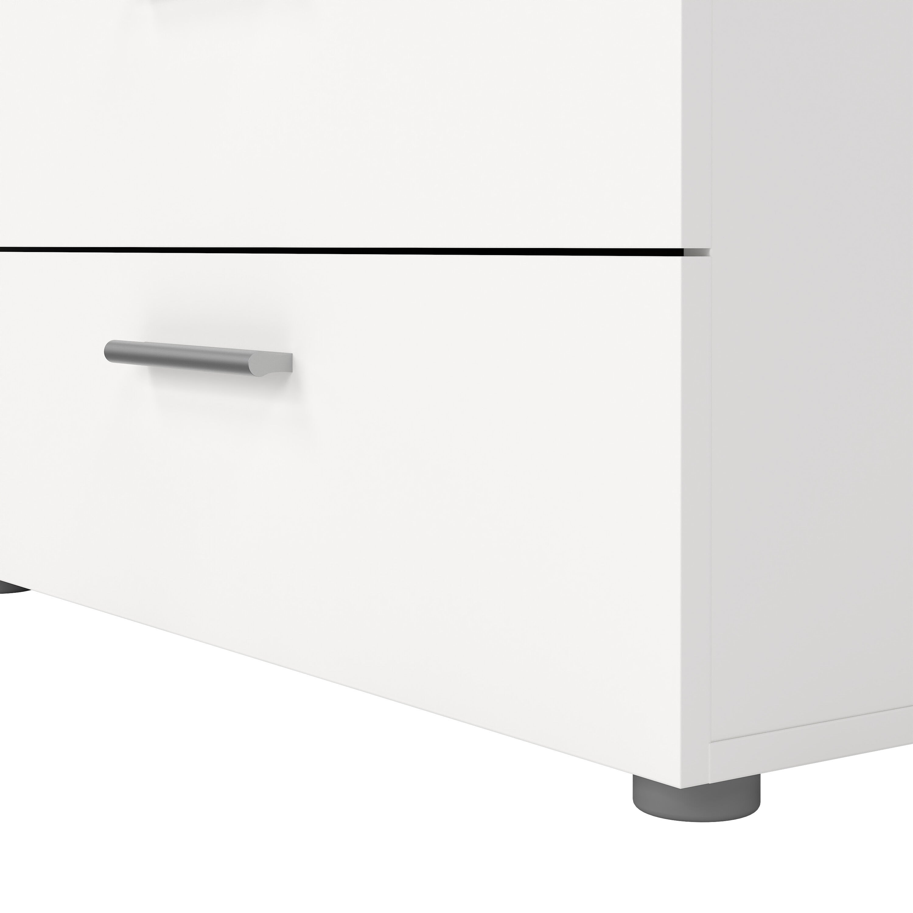 Pippa 8 Drawer chest (4+4) in White