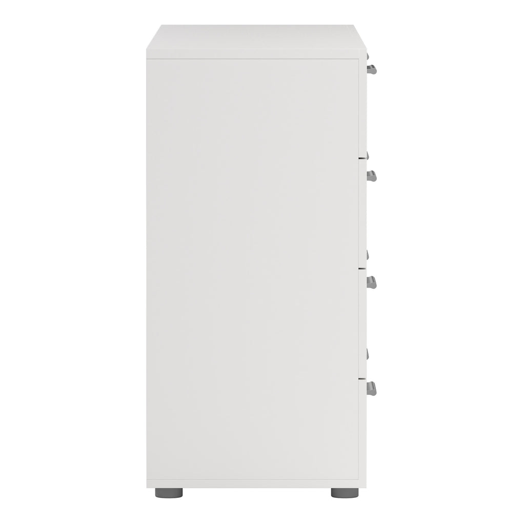 Pippa 8 Drawer chest (4+4) in White