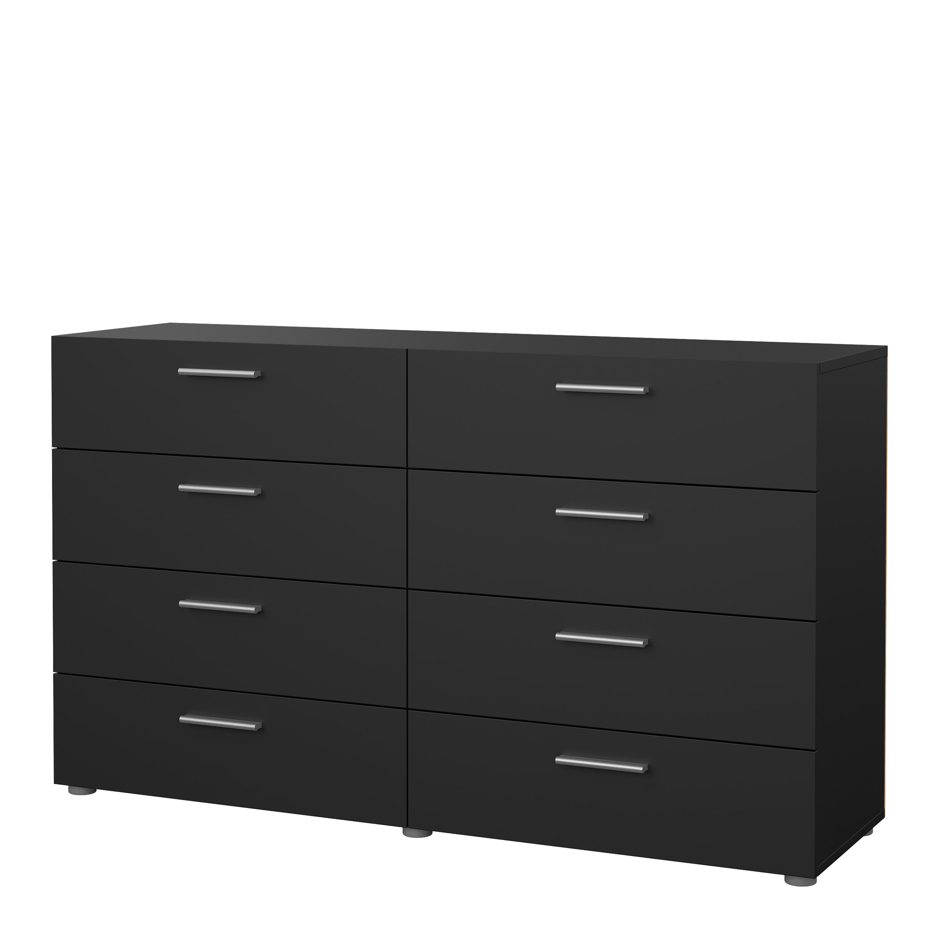 Pippa 8 Drawer chest in Black