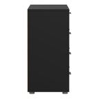 Pippa 8 Drawer chest in Black