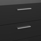 Pippa 8 Drawer chest in Black