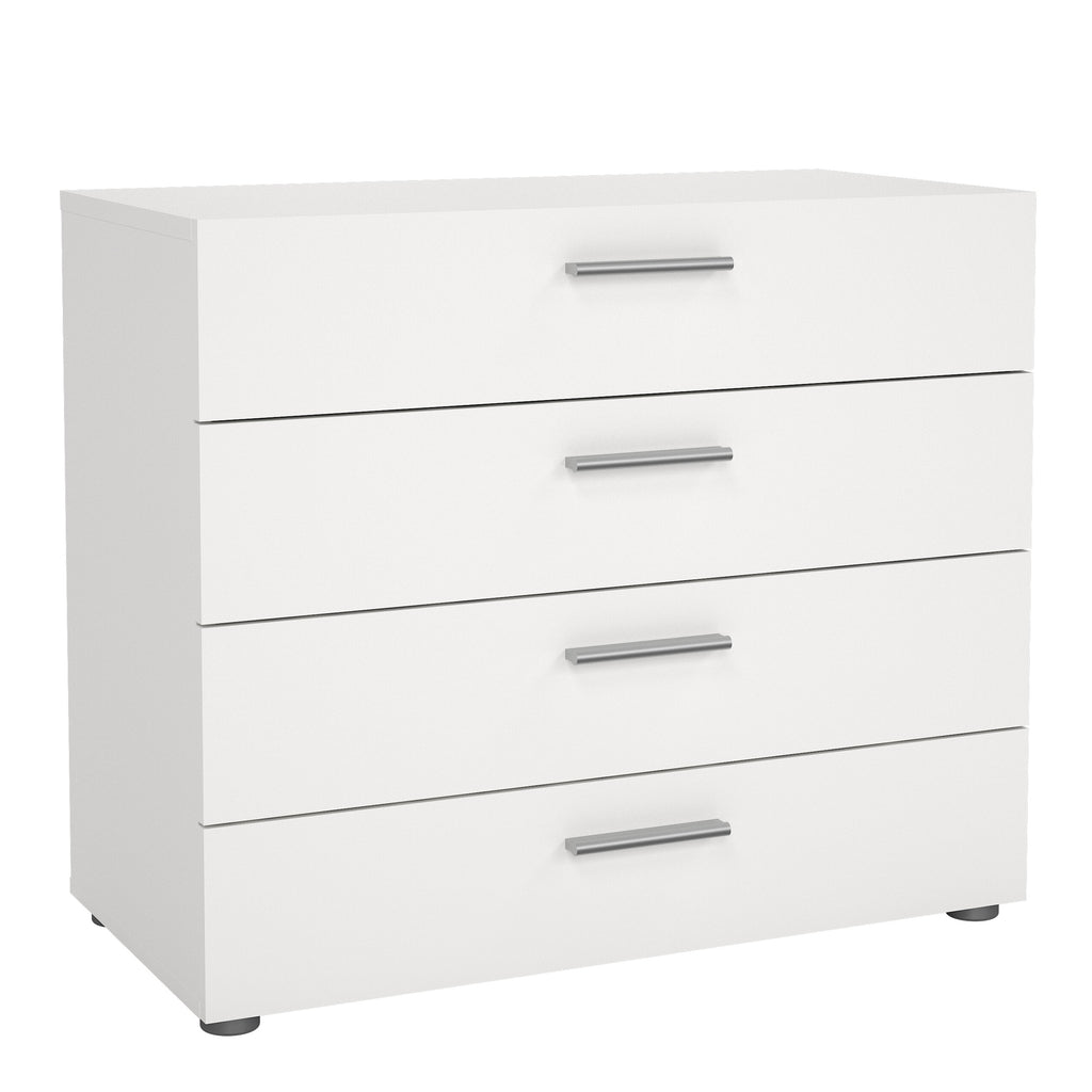 Pippa Chest of 4 Drawers in White