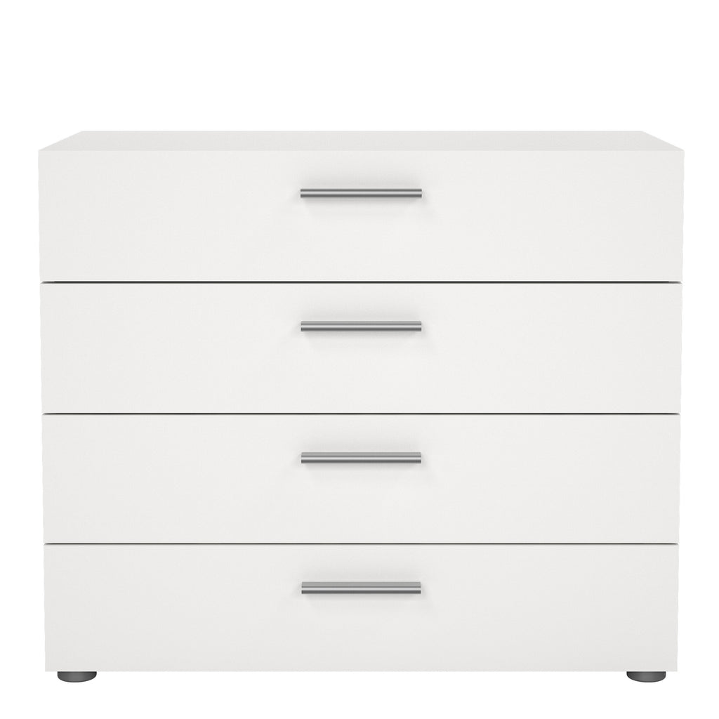 Pippa Chest of 4 Drawers in White