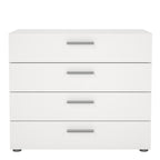 Pippa Chest of 4 Drawers in White