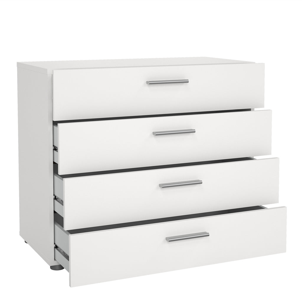 Pippa Chest of 4 Drawers in White