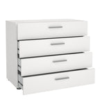 Pippa Chest of 4 Drawers in White