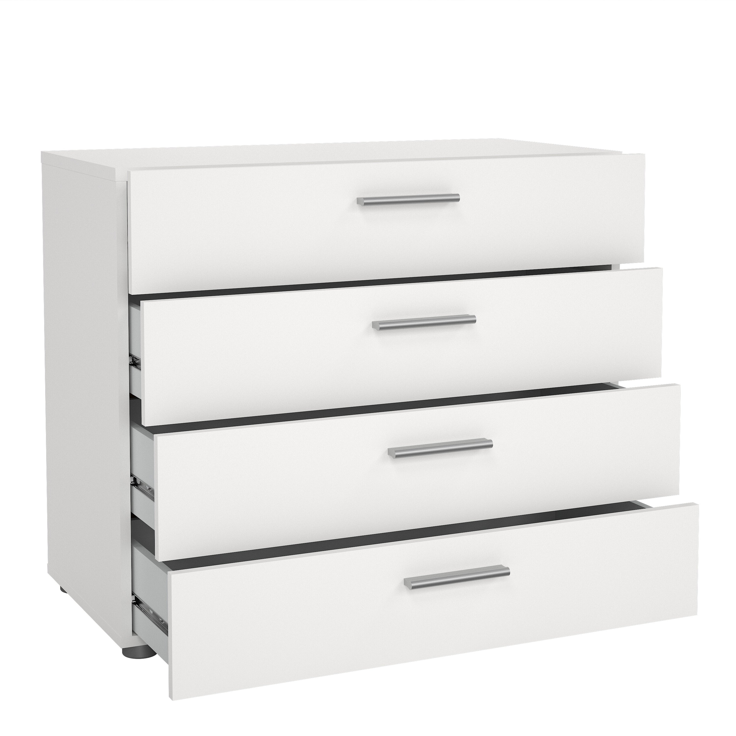Pippa Chest of 4 Drawers in White
