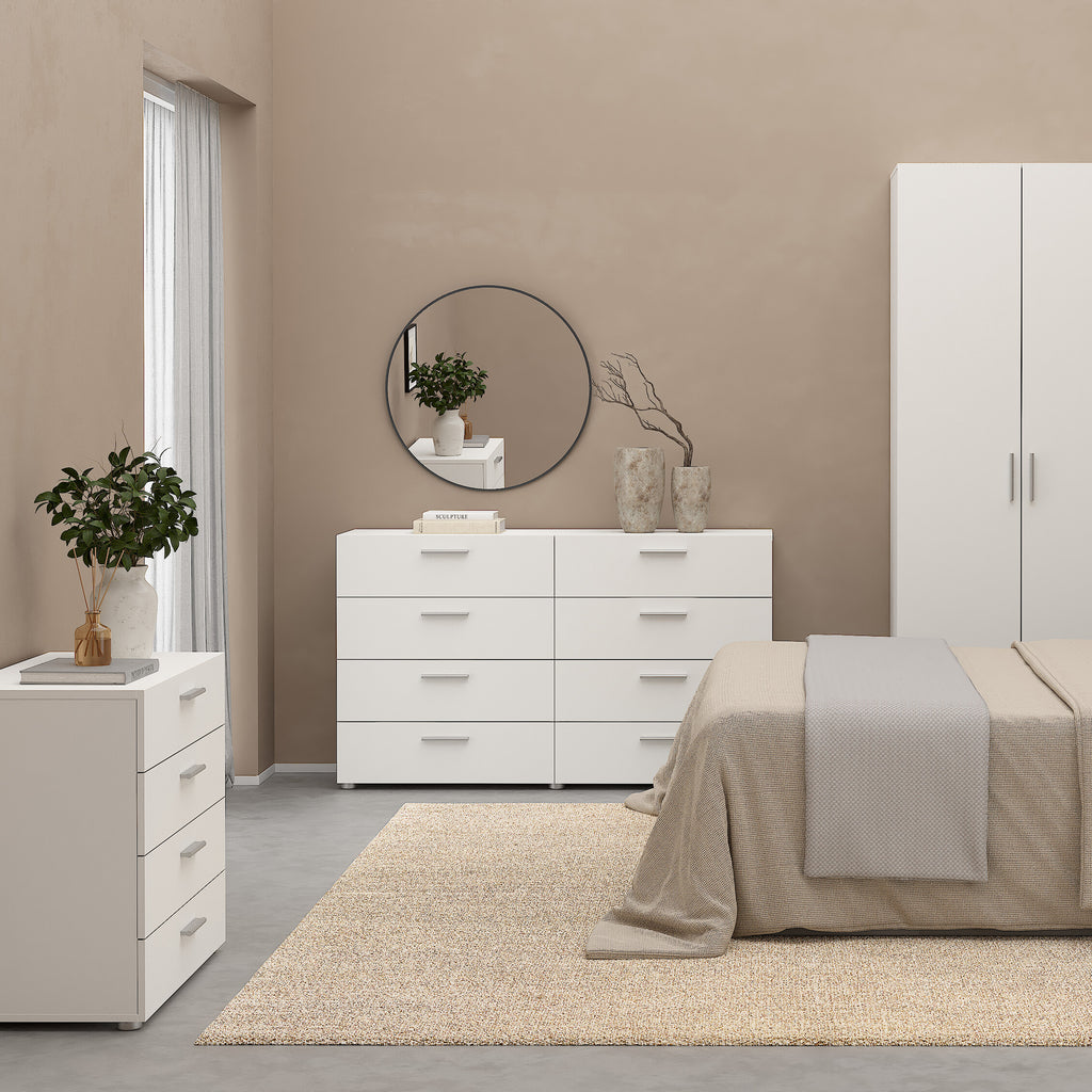 Pippa Chest of 4 Drawers in White