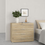 Pippa Chest of 4 Drawers in Oak