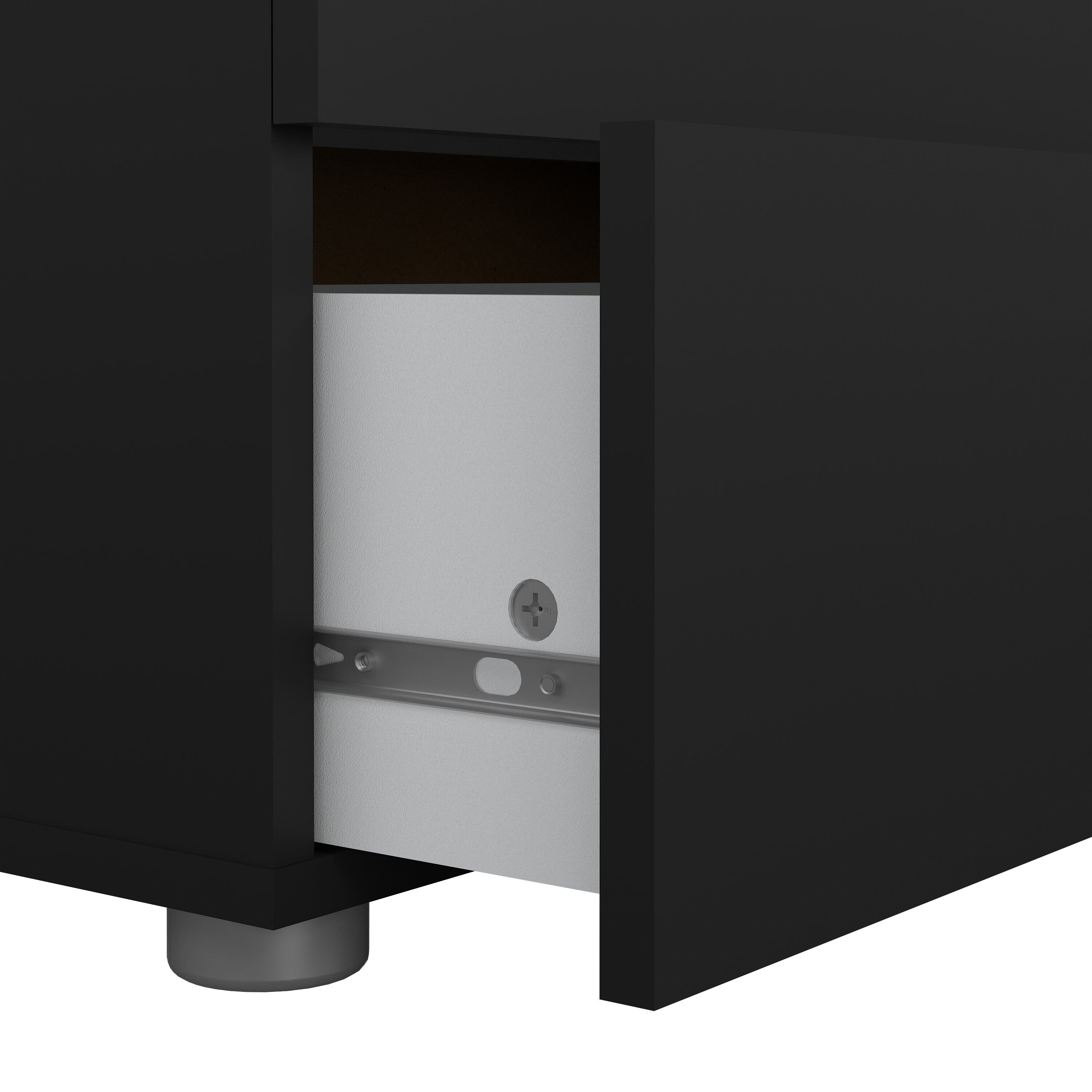 Pippa Chest of 5 Drawers in Black