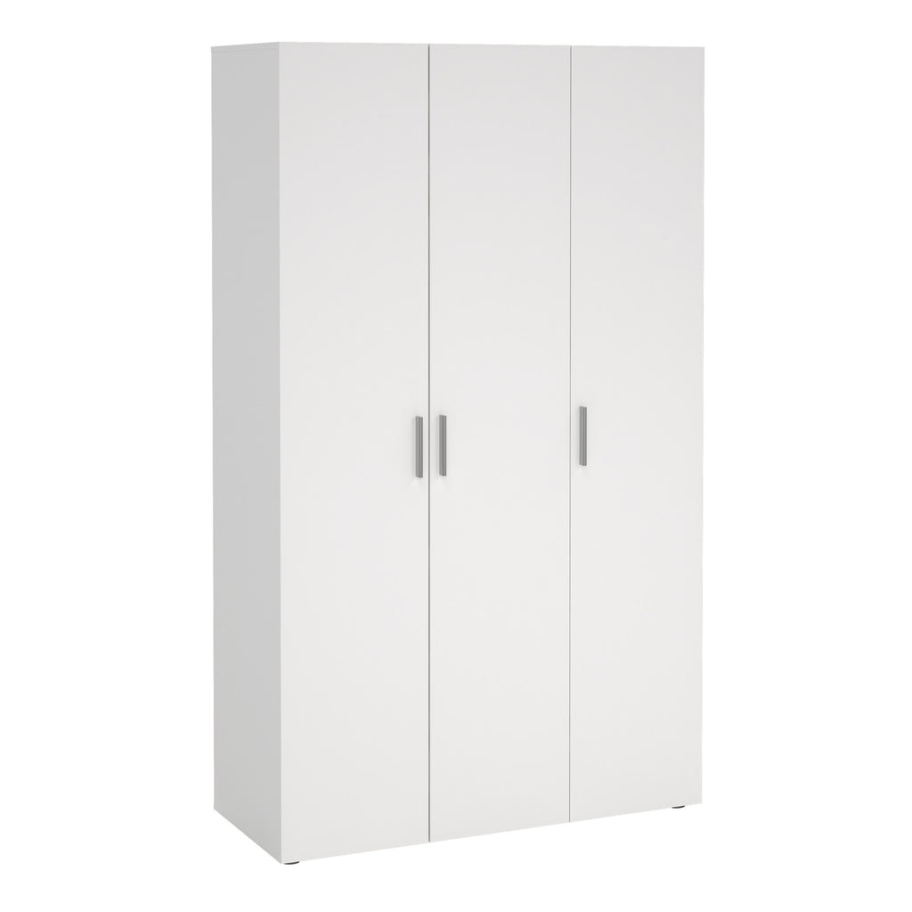 Pippa Wardrobe with 3 Doors in White