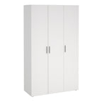 Pippa Wardrobe with 3 Doors in White