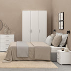 Pippa Wardrobe with 3 Doors in White