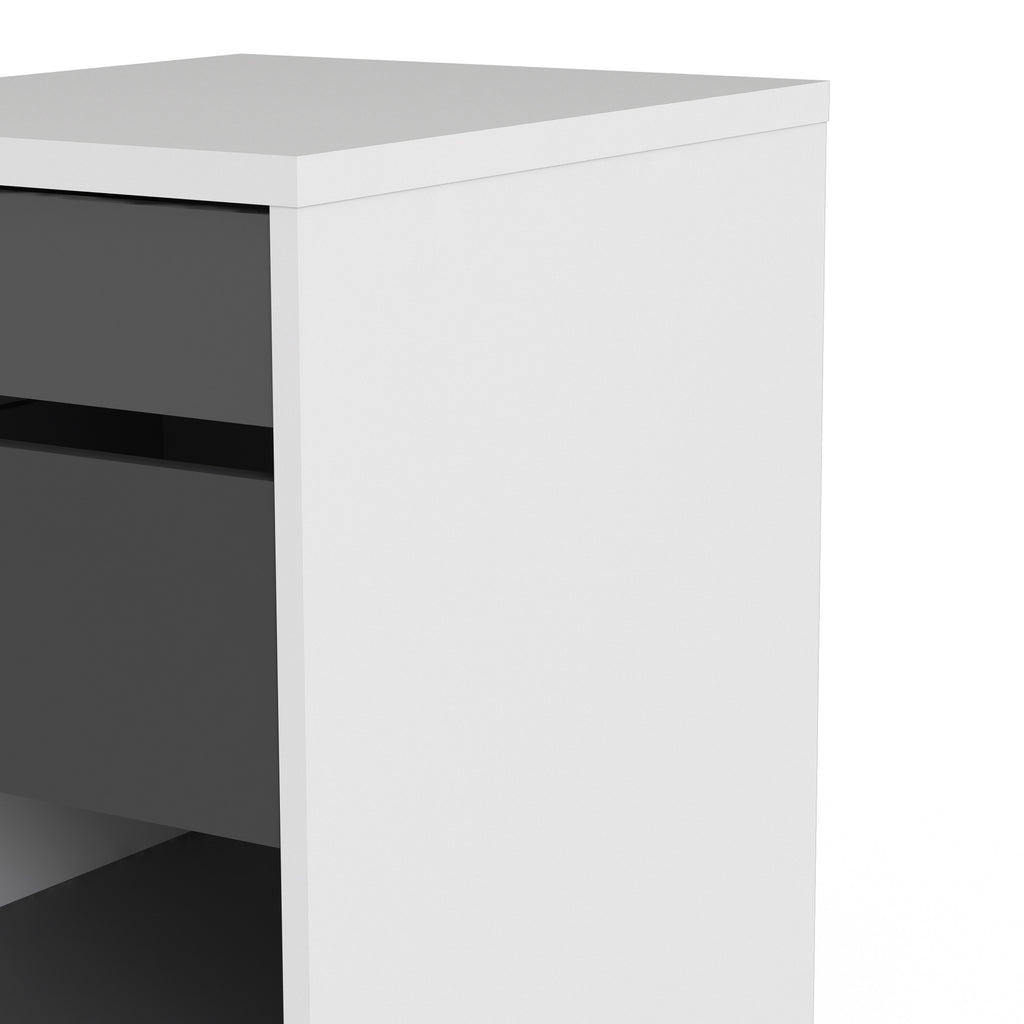 Fenton Mobile File Cabinet 2 Drawers 1 Shelf