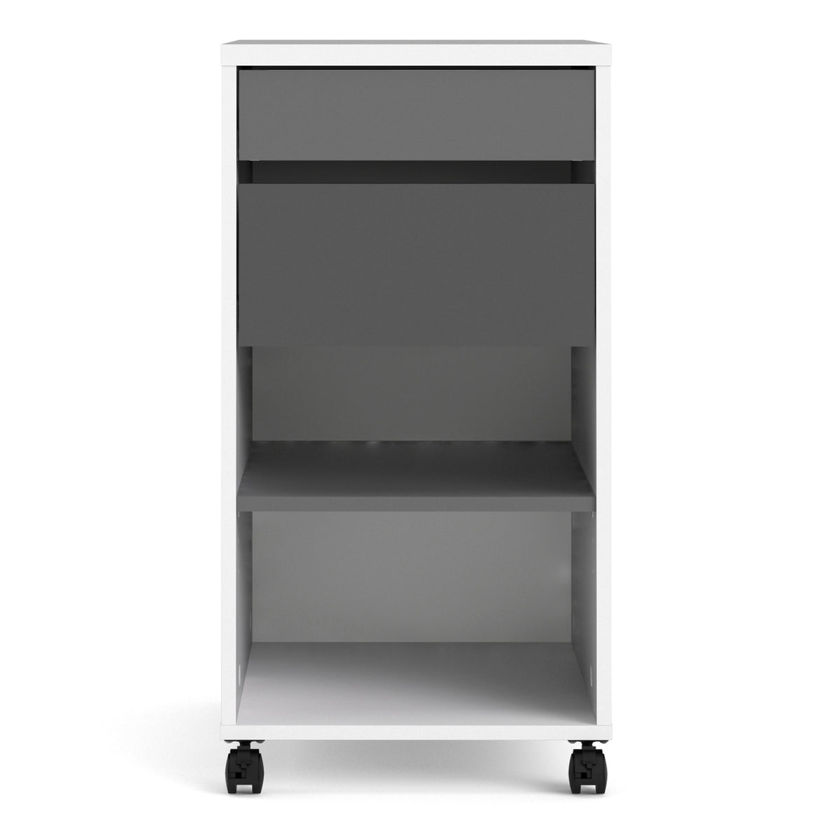 Fenton Mobile File Cabinet 2 Drawers 1 Shelf