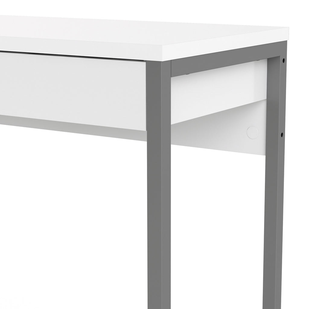 Fenton Desk 2 Drawers in White High Gloss