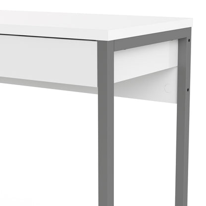 Fenton Desk 2 Drawers in White High Gloss