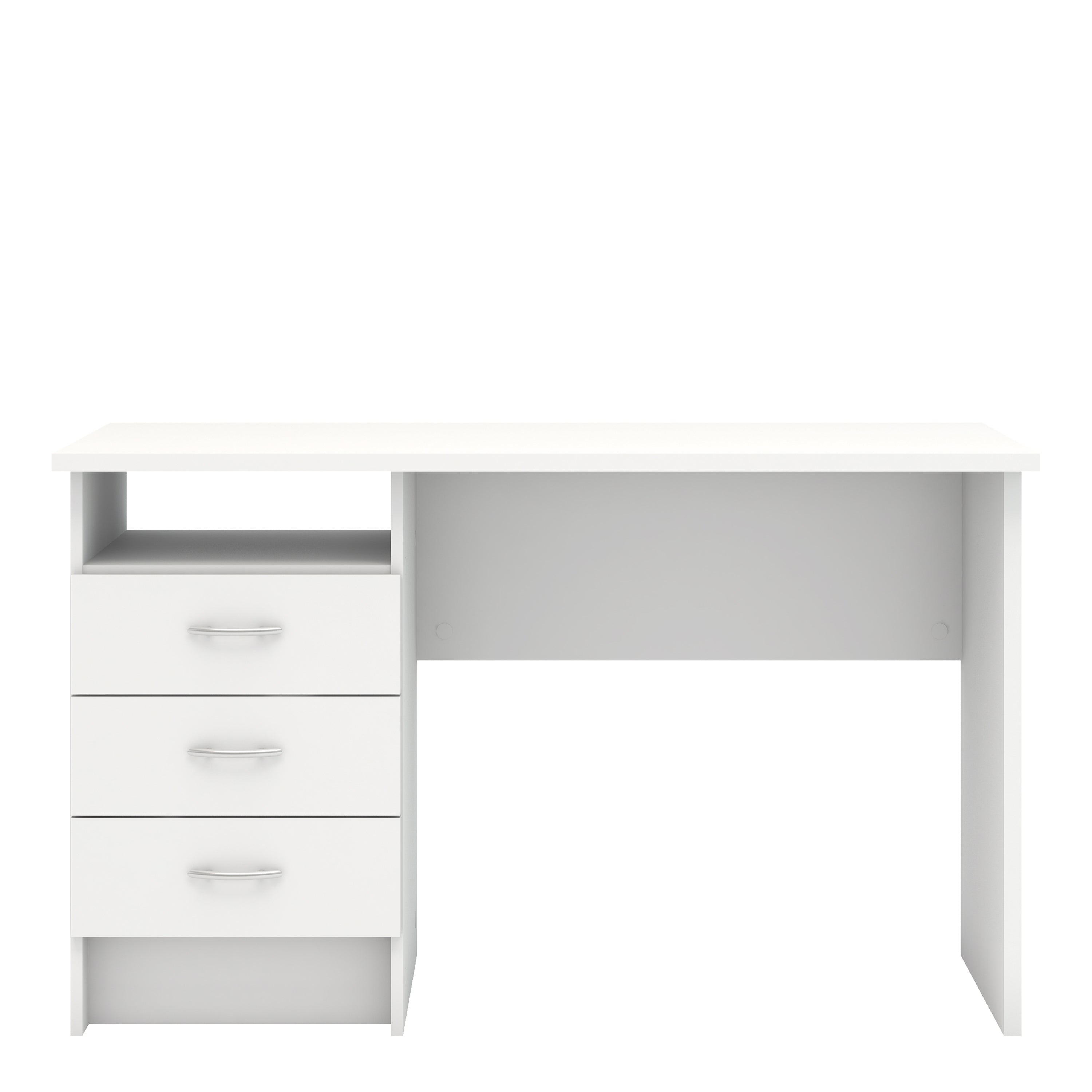 Fenton Desk 3 Drawers in White