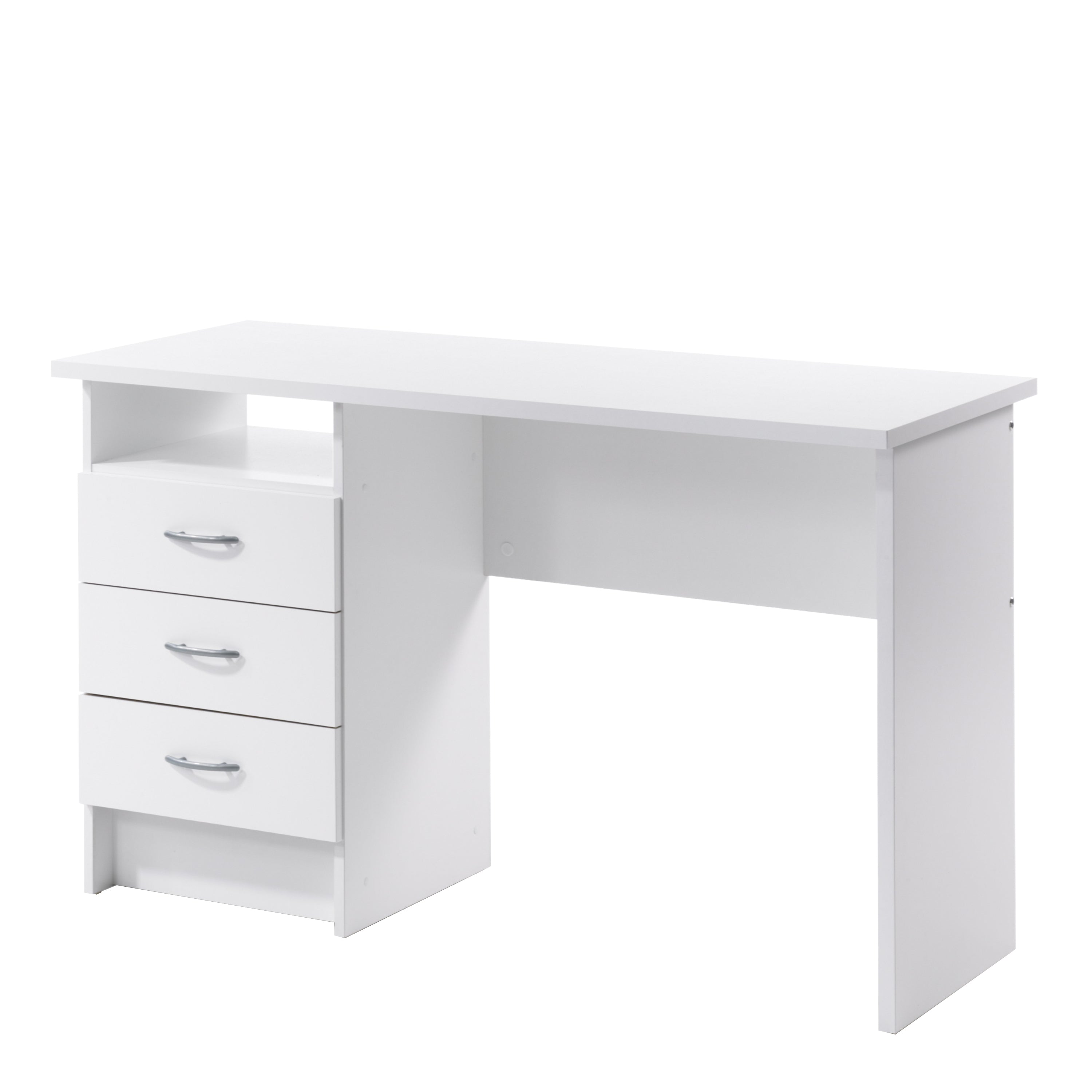 Fenton Desk 3 Drawers in White