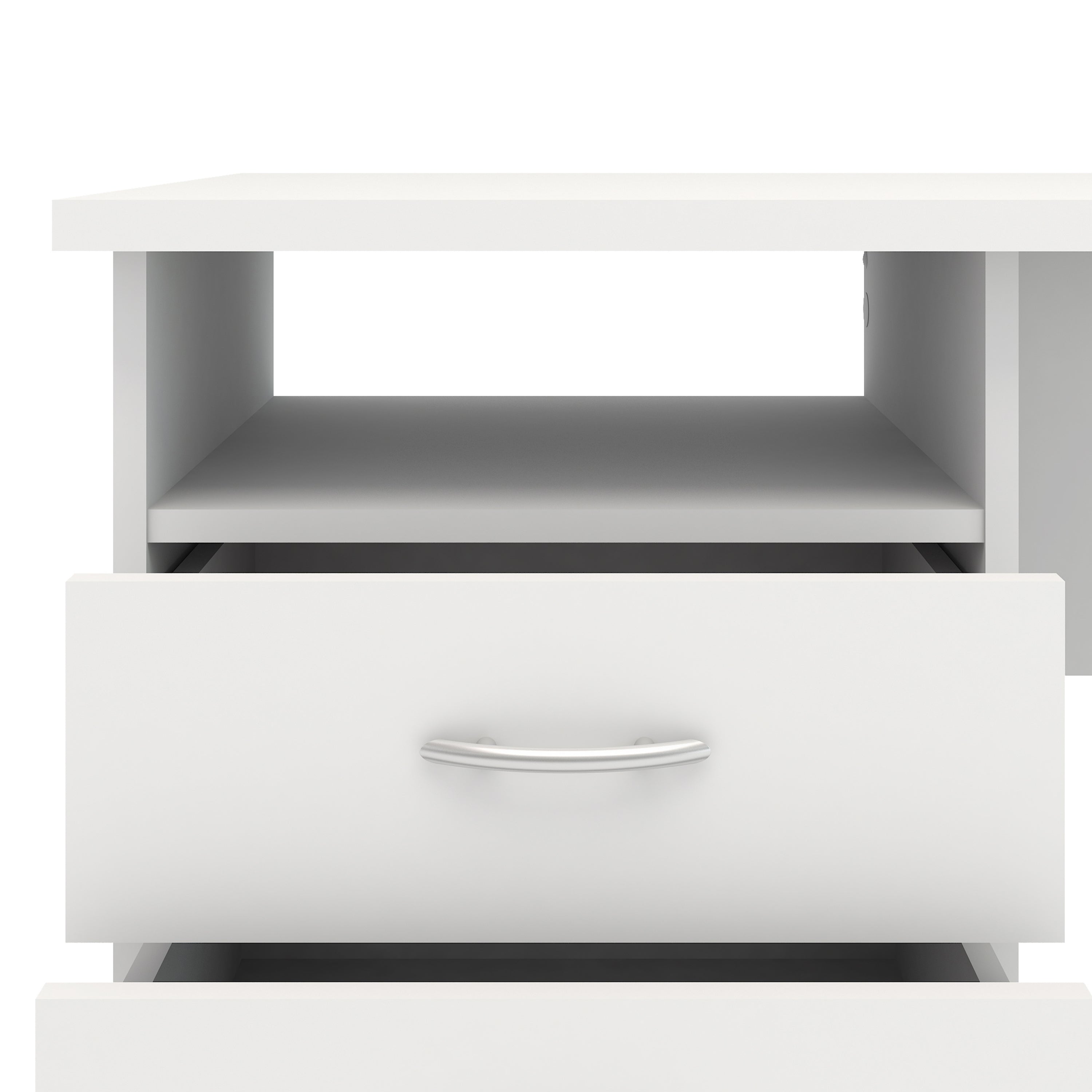 Fenton Desk 3 Drawers in White