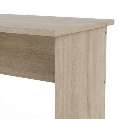 Fenton Oak Desk 3 White Drawers