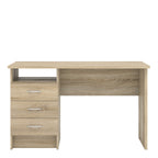 Fenton Desk 3 Drawers in Oak