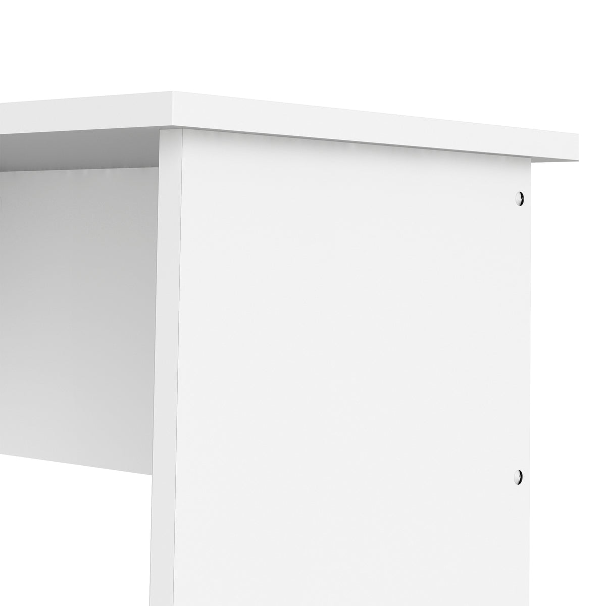 Fenton 4 Drawer Desk in White
