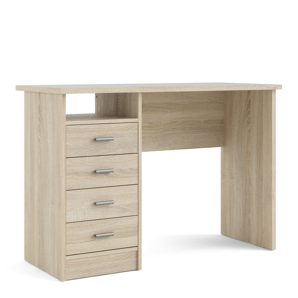 Fenton 4 Drawer Desk in Oak