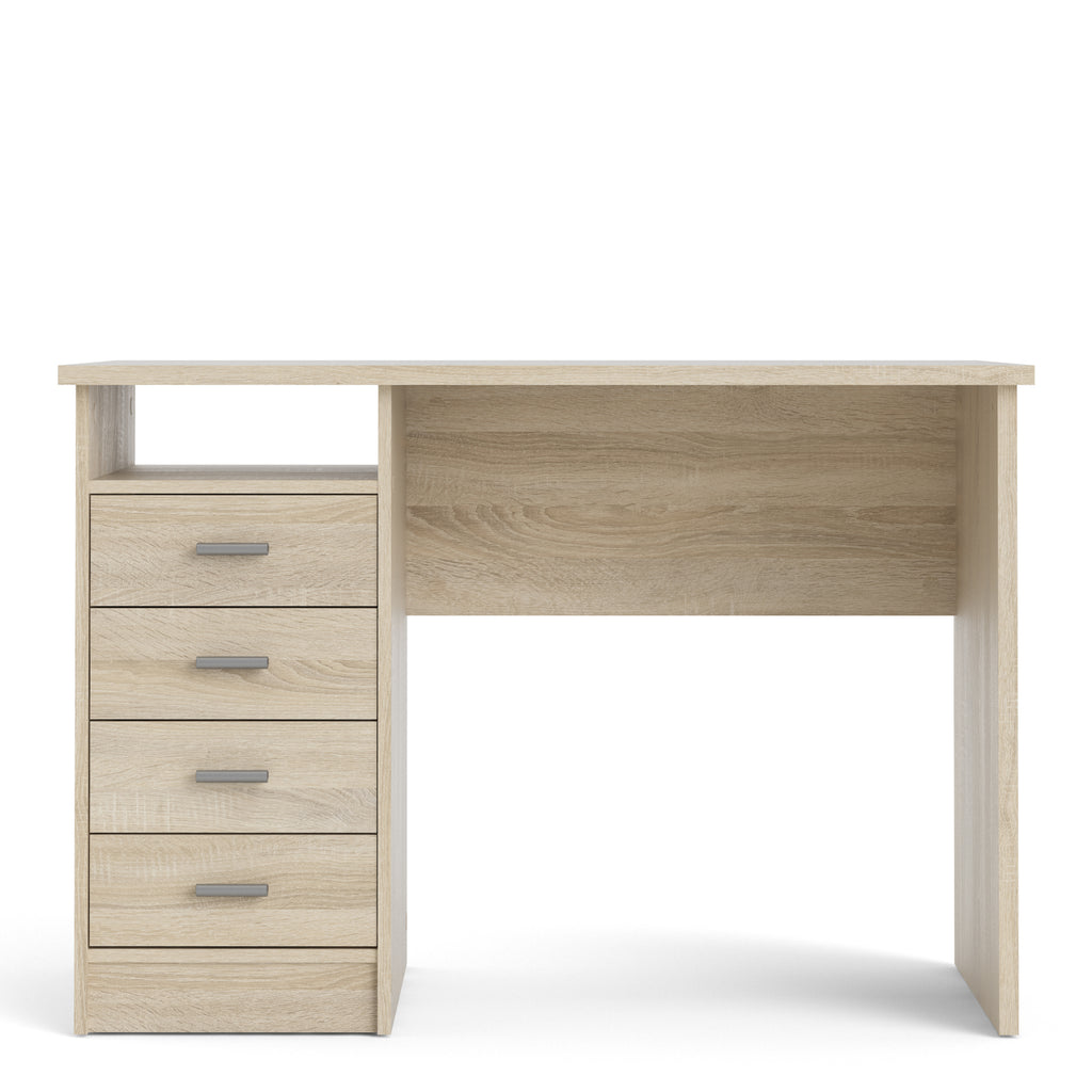 Fenton 4 Drawer Desk in Oak