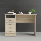Fenton 4 Drawer Desk in Oak